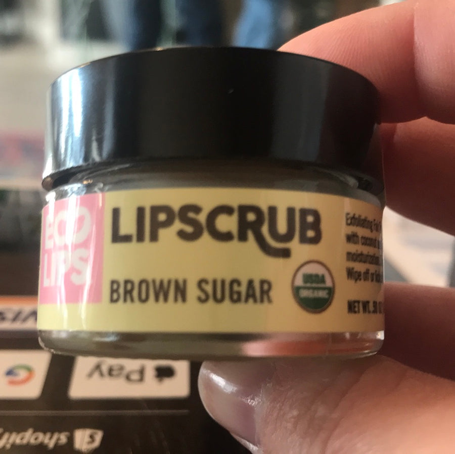 Eco lips brown sugar lip scrub