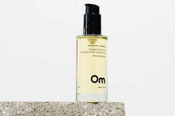 Om Organics Wild Plum + Cypress Aromatic Body Oil