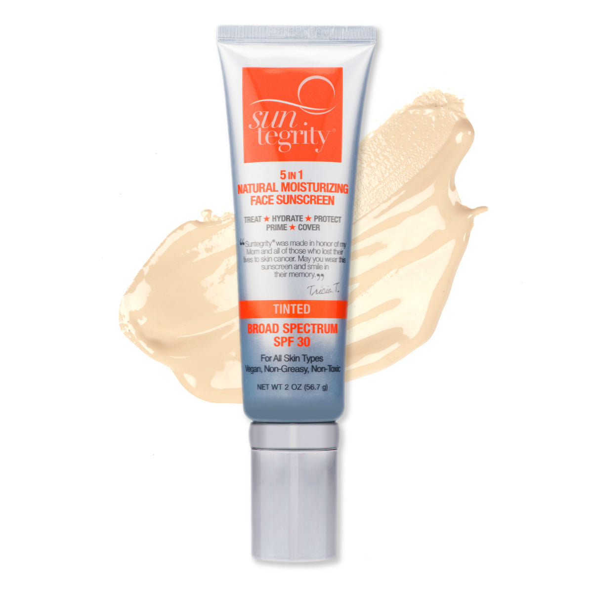 Suntegrity - 5-in-1 Tinted Sunscreen Moisturizer Broad Spectrum SPF 30