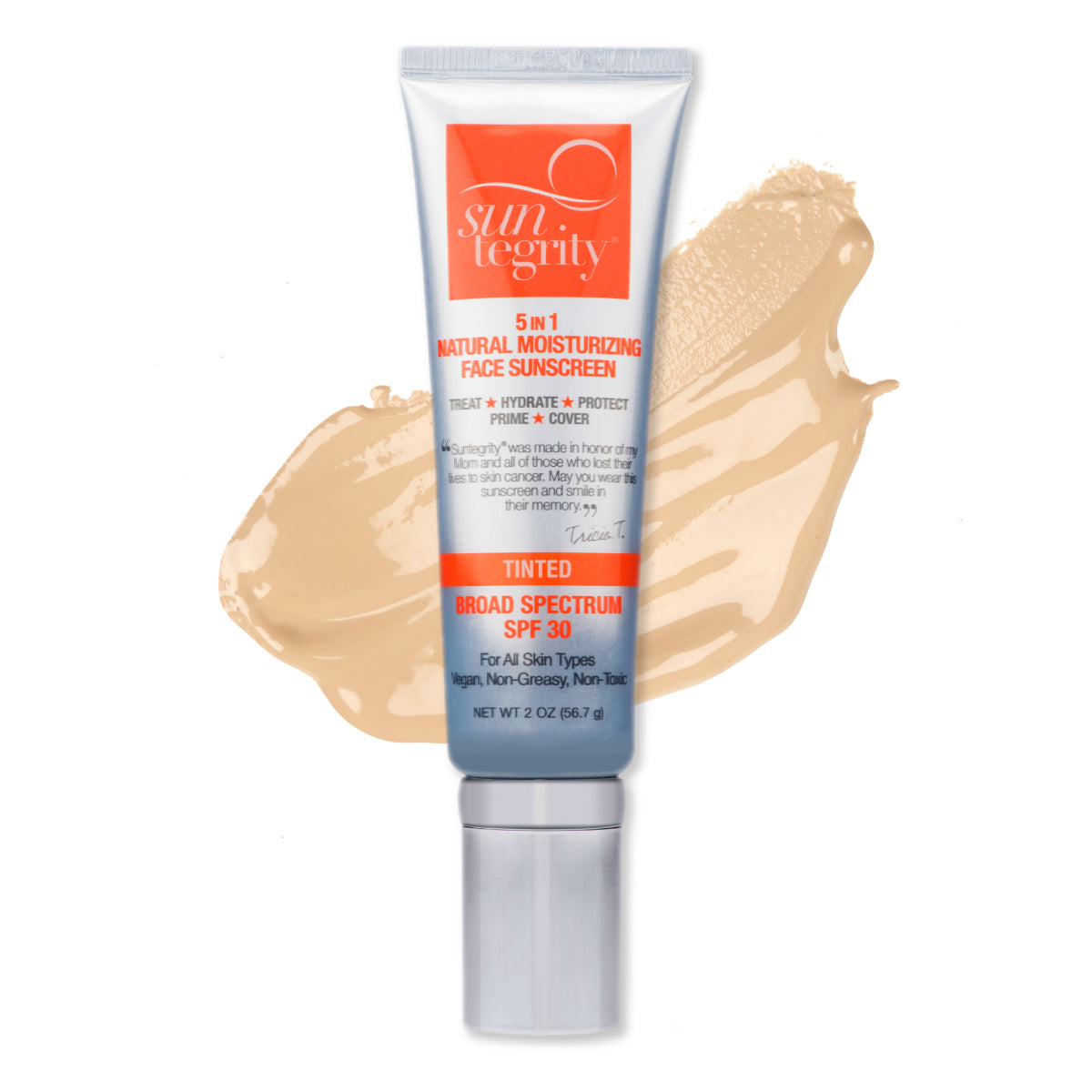 Suntegrity - 5-in-1 Tinted Sunscreen Moisturizer Broad Spectrum SPF 30