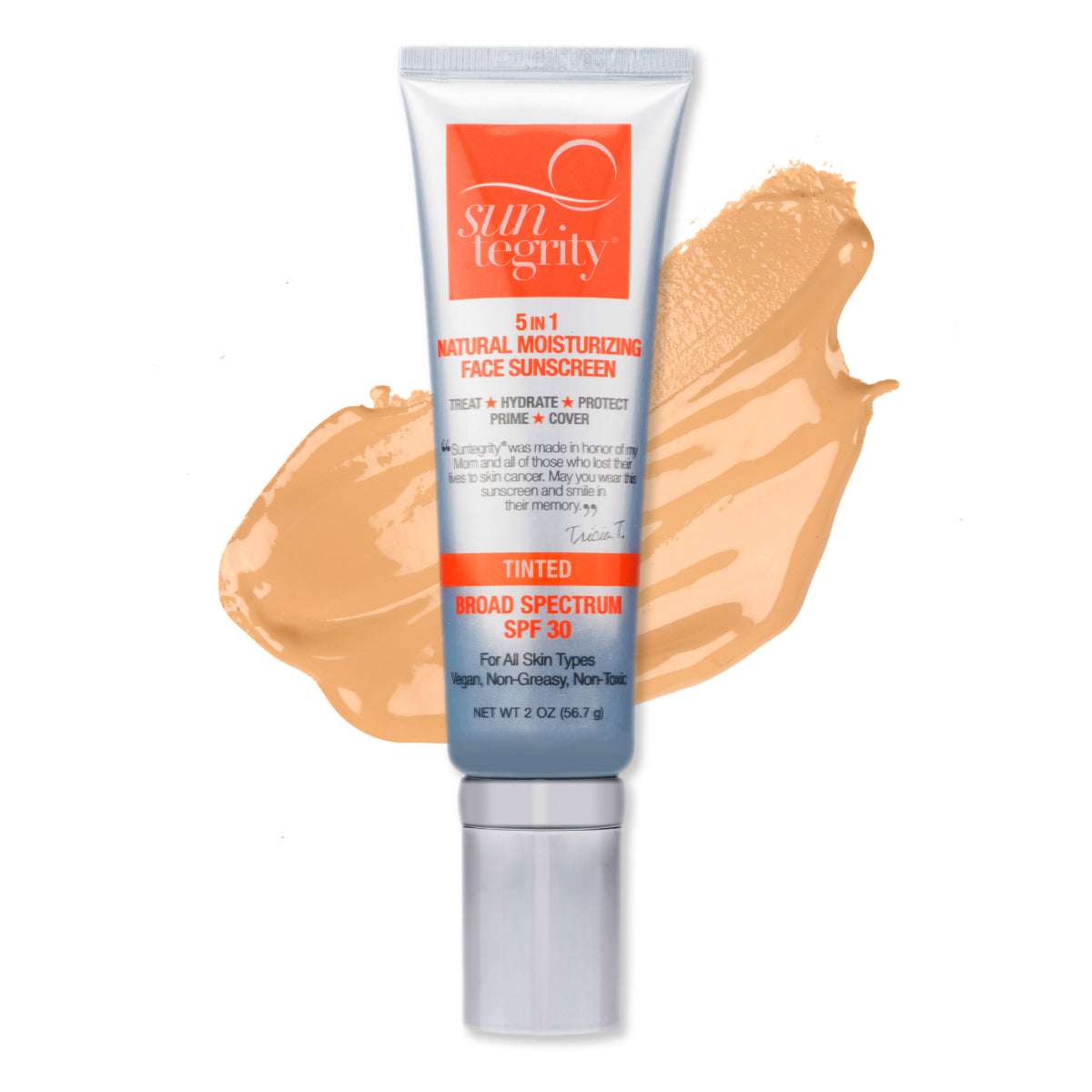 Suntegrity - 5-in-1 Tinted Sunscreen Moisturizer Broad Spectrum SPF 30
