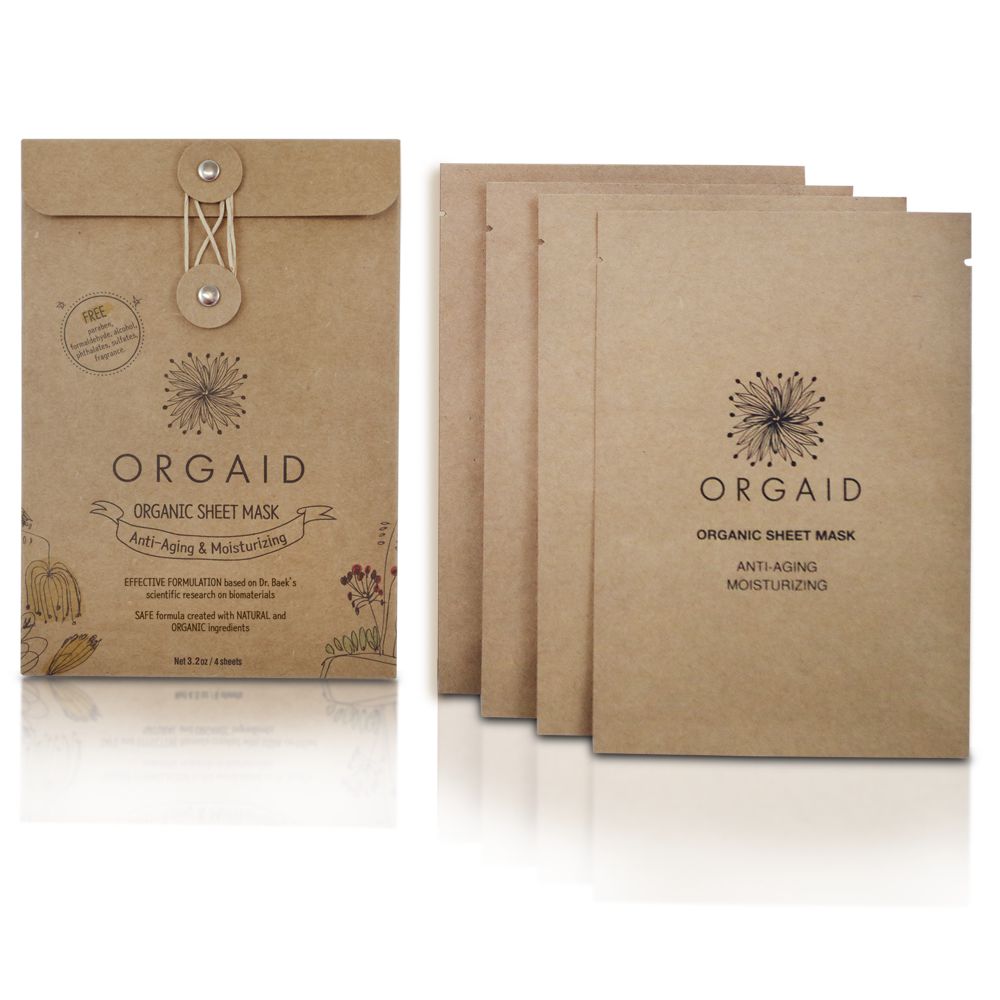 Orgaid - ORGANIC SHEET MASK | ANTI-AGING & MOISTURIZING