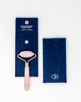CJB - Luxury Rose Quartz Spike Roller