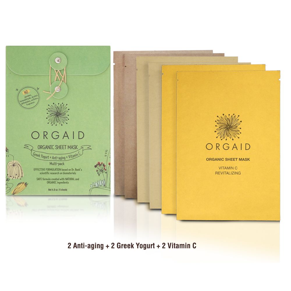 Orgaid - ORGANIC SHEET MASK MULTI-PACK